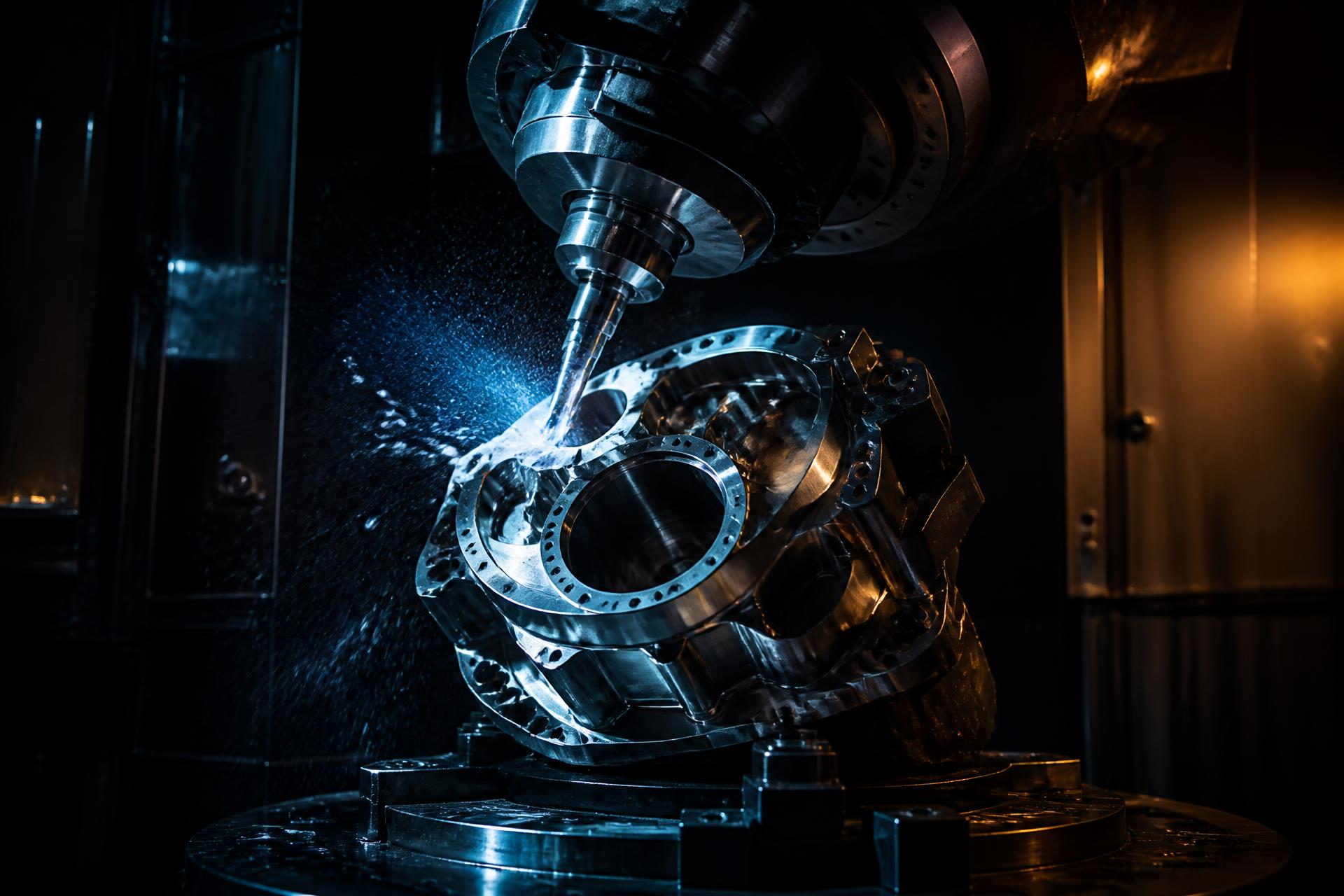 ماشینکاری دقیق قطعه صنعتی روی دستگاه CNC